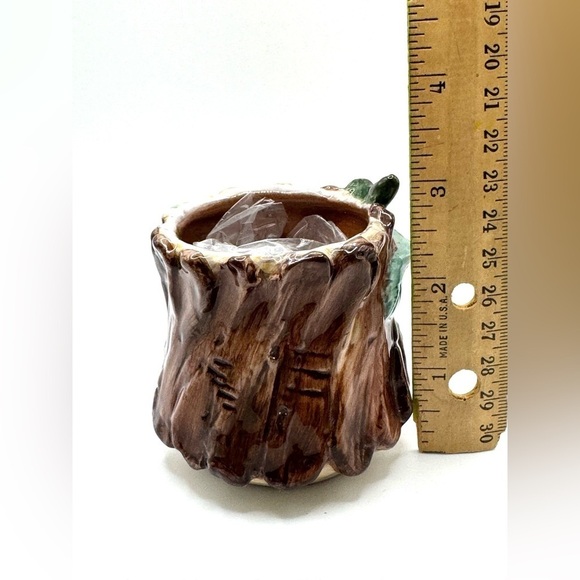 New Ceramic 3D Strawberry on Tree ATD Votive Candle 3” Cottagecore - Picture 5 of 8